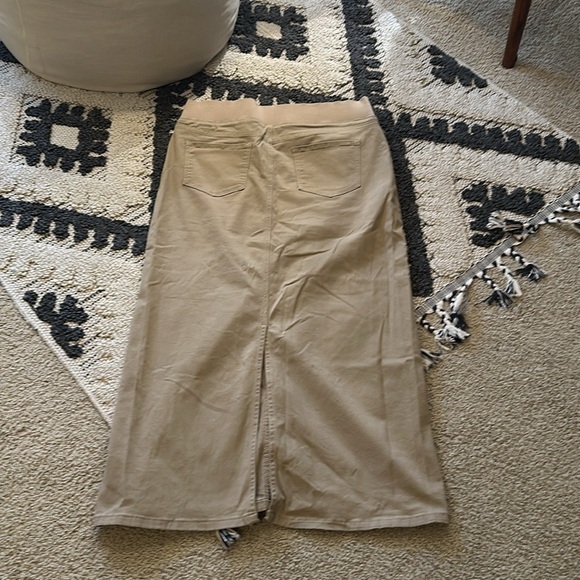Modest Maternity Skirt from Inherit in Khaki - Picture 8 of 8